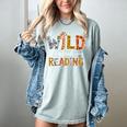 Wild About Reading Books Reader Teachers Kids Librarian Women's Comfort Colors T-Shirt Denim Wild About Reading Books Reader Teachers Kids Librarian Women's Comfort Colors T-Shirt Denim