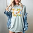 Wild About Reading Kid Love Wild Animal Books Back To School Women's Comfort Colors T-Shirt Denim Wild About Reading Kid Love Wild Animal Books Back To School Women's Comfort Colors T-Shirt Denim