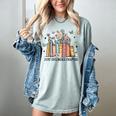 Wildflower Floral Book Just One More Chapter Women's Comfort Colors T-Shirt Denim Wildflower Floral Book Just One More Chapter Women's Comfort Colors T-Shirt Denim