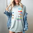 I Will Read Books On A Boat & Everywhere Reading Kids Book Women's Comfort Colors T-Shirt Denim