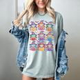 Witches Reading Books Halloween Cute Teens Kids Women's Comfort Colors T-Shirt Denim