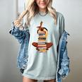Woman And Books Stack Afro Girl Book Lover Premium Tri-Blend Women's Comfort Colors T-Shirt Denim Woman And Books Stack Afro Girl Book Lover Premium Tri-Blend Women's Comfort Colors T-Shirt Denim