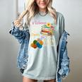 A Woman Cannot Survive On Books Alone She Also Needs Yarn Women's Comfort Colors T-Shirt Denim A Woman Cannot Survive On Books Alone She Also Needs Yarn Women's Comfort Colors T-Shirt Denim
