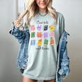 Women Cool Kids Read Books Teacher Back To School Librarian Women's Comfort Colors T-Shirt Denim