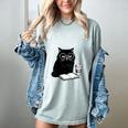 Women's First Of All I’m A Delight Cute Cat Books Coffee Humor Women's Comfort Colors T-Shirt Denim Women's First Of All I’m A Delight Cute Cat Books Coffee Humor Women's Comfort Colors T-Shirt Denim