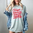Women's Forget Flowers Buy Me Books Valentine Book Lover Women's Comfort Colors T-Shirt Denim Women's Forget Flowers Buy Me Books Valentine Book Lover Women's Comfort Colors T-Shirt Denim