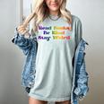 Women's Read Books Be Kind Stay Weird Book Lover Rainbow Women's Comfort Colors T-Shirt Denim Women's Read Books Be Kind Stay Weird Book Lover Rainbow Women's Comfort Colors T-Shirt Denim