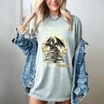 In a World Full Of Bookworms Be a Book Dragon Books Reading Women's Comfort Colors T-Shirt Denim