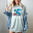 In A World Full Of Bookworms Be A Book Dragon Women's Comfort Colors T-Shirt Denim In A World Full Of Bookworms Be A Book Dragon Women's Comfort Colors T-Shirt Denim