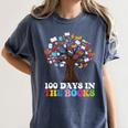 100 Days In The Books Reading Teacher 100th Day Of School Premium Tri-Blend Women's Comfort Colors T-Shirt Moss 100 Days In The Books Reading Teacher 100th Day Of School Premium Tri-Blend Women's Comfort Colors T-Shirt Moss