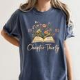 1995 Chapter Thirty 30th Birthday Wildflower Book 30 Yrs Old Women's Comfort Colors T-Shirt Moss 1995 Chapter Thirty 30th Birthday Wildflower Book 30 Yrs Old Women's Comfort Colors T-Shirt Moss