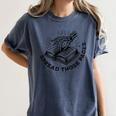2 SIDES I Look Better Bent Over A Book Saying Quote Women's Comfort Colors T-Shirt Moss 2 SIDES I Look Better Bent Over A Book Saying Quote Women's Comfort Colors T-Shirt Moss