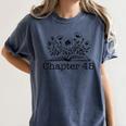 45th Birthday Chapter 45 Reading Book Lover Bookworm Teacher Women's Comfort Colors T-Shirt Moss
