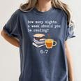 67 Read Every Night Quote For Book Lovers &Coffee Fans Women's Comfort Colors T-Shirt Moss