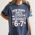 67 For Reading With Books Women's Comfort Colors T-Shirt Moss 67 For Reading With Books Women's Comfort Colors T-Shirt Moss