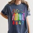 8647 Equal Rights Book Flower Trump Women Rights Feminist Women's Comfort Colors T-Shirt Moss