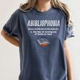 Abibliophobia Pupil Reading Bookworm Tees Reader Women's Comfort Colors T-Shirt Moss