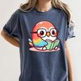 Adorable Book Lover Parrot With Reading Glasses Cute Women's Comfort Colors T-Shirt Moss Adorable Book Lover Parrot With Reading Glasses Cute Women's Comfort Colors T-Shirt Moss
