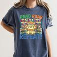 Animals Read Reading Book Library First Day Of School Kids Women's Comfort Colors T-Shirt Moss Animals Read Reading Book Library First Day Of School Kids Women's Comfort Colors T-Shirt Moss