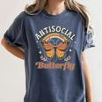 Antisocial Butterfly Tee For Introvert Men Women Girls Women's Comfort Colors T-Shirt Moss Antisocial Butterfly Tee For Introvert Men Women Girls Women's Comfort Colors T-Shirt Moss