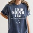 Anxiety Awareness Mental Health Top For Introvert Women's Comfort Colors T-Shirt Moss Anxiety Awareness Mental Health Top For Introvert Women's Comfort Colors T-Shirt Moss