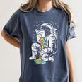 Astronaut Reading Book Space Galaxy Bookworm Men Women Kids Women's Comfort Colors T-Shirt Moss Astronaut Reading Book Space Galaxy Bookworm Men Women Kids Women's Comfort Colors T-Shirt Moss