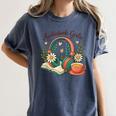 Audiobook Girlie Headphones Book Tea Love Women's Comfort Colors T-Shirt Moss Audiobook Girlie Headphones Book Tea Love Women's Comfort Colors T-Shirt Moss