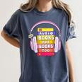 Audiobooks Are Books Too – Bookworm Nerd Reading Geek Women's Comfort Colors T-Shirt Moss
