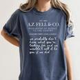 Aziraphale's Bookshop AZ Fell And Co Literary Antiquarian Women's Comfort Colors T-Shirt Moss