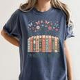 Im With The Banned Book Readers Librarian Read Banned Books Women's Comfort Colors T-Shirt Moss