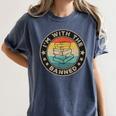 Im With The Banned Book Readers Retro Librarians Teachers Women's Comfort Colors T-Shirt Moss Im With The Banned Book Readers Retro Librarians Teachers Women's Comfort Colors T-Shirt Moss