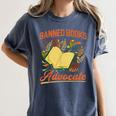 Banned Books Week Read Banned Books Reader Women's Comfort Colors T-Shirt Moss