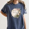 Barely Tolerable Book Lover Bookish Floral Bookworm Women's Comfort Colors T-Shirt Moss Barely Tolerable Book Lover Bookish Floral Bookworm Women's Comfort Colors T-Shirt Moss