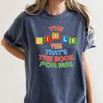 The BIBLE Yes That's The Book For Me Women's Comfort Colors T-Shirt Moss