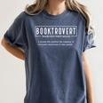 Book Booktrovert Book Lovers Definition Women's Comfort Colors T-Shirt Moss Book Booktrovert Book Lovers Definition Women's Comfort Colors T-Shirt Moss