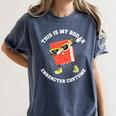 This Is My Book Character Costume- Dabbing Book Kids Women's Comfort Colors T-Shirt Moss