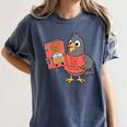 This Is My Book Character Costume- Pigeon Kids Reading Women's Comfort Colors T-Shirt Moss