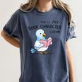 This Is My Book Character Costume I Pigeon Reading Tee Women's Comfort Colors T-Shirt Moss This Is My Book Character Costume I Pigeon Reading Tee Women's Comfort Colors T-Shirt Moss