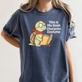 This Is My Book Character Costume Turtle Kids Reading Women's Comfort Colors T-Shirt Moss This Is My Book Character Costume Turtle Kids Reading Women's Comfort Colors T-Shirt Moss