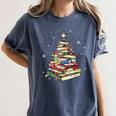 Book Christmas Tree Teacher Book Lover Crew Neck Modern Classic Christmas Small Short Sleeve -Adults -Kids Women's Comfort Colors T-Shirt Moss Book Christmas Tree Teacher Book Lover Crew Neck Modern Classic Christmas Small Short Sleeve -Adults -Kids Women's Comfort Colors T-Shirt Moss