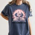 Book Dragon In My Fantasy Era Romantasy Bookish Books Lovers Women's Comfort Colors T-Shirt Moss Book Dragon In My Fantasy Era Romantasy Bookish Books Lovers Women's Comfort Colors T-Shirt Moss
