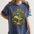 Book Dragon Reading Books Bookworm Fantasy Women's Comfort Colors T-Shirt Moss Book Dragon Reading Books Bookworm Fantasy Women's Comfort Colors T-Shirt Moss