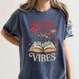 Book Fair Vibes Women's Comfort Colors T-Shirt Moss Book Fair Vibes Women's Comfort Colors T-Shirt Moss