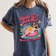 Book Girl Summer Beach Vacation Book Lover Women's Comfort Colors T-Shirt Moss Book Girl Summer Beach Vacation Book Lover Women's Comfort Colors T-Shirt Moss