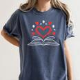 Book Heart Read Book Reading Librarian Men Women Kids Women's Comfort Colors T-Shirt Moss Book Heart Read Book Reading Librarian Men Women Kids Women's Comfort Colors T-Shirt Moss