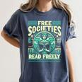 Book Lover Banned Books Reading Banned Books Women's Comfort Colors T-Shirt Moss Book Lover Banned Books Reading Banned Books Women's Comfort Colors T-Shirt Moss