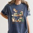 Book Lover Bookish Bookworm Reading Is My Otter-Obsession Women's Comfort Colors T-Shirt Moss