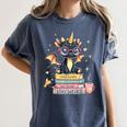 Book Lover Chibi Dragon With Big Red Glasses Bookworm Women's Comfort Colors T-Shirt Moss Book Lover Chibi Dragon With Big Red Glasses Bookworm Women's Comfort Colors T-Shirt Moss