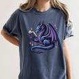 Book Lover Dragon Reading Cool Fantasy Women Girls Kids Men Women's Comfort Colors T-Shirt Moss Book Lover Dragon Reading Cool Fantasy Women Girls Kids Men Women's Comfort Colors T-Shirt Moss