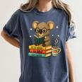 Book Lover Koala Reading Bookish Library Read Books Be Kind Women's Comfort Colors T-Shirt Moss Book Lover Koala Reading Bookish Library Read Books Be Kind Women's Comfort Colors T-Shirt Moss